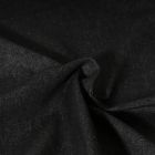 Tissu Jeans Denim Nims uni noir