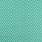 Tissu Coton Imprimé Arty Riad Vert Emeraude - Par 10 cm