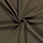 Tissu Gabardine de Viscose extensible Noelia uni Marron