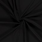 Tissu Gabardine de Viscose extensible Carmina uni Noir
