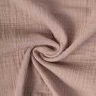Tissu Double gaze de coton uni Beige sable - Par 10 cm