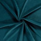 Tissu Velours d'ameublement Eclat d'Intérieur uni Bleu canard