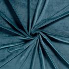 Tissu Velours d'ameublement extensible Alcéa uni Bleu canard