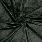 Tissu Velours d'ameublement extensible Alcéa uni Vert foncé