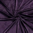 Tissu Velours d'ameublement extensible Acéa uni Pourpre