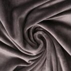 Tissu Velours d'ameublement extensible Alcéa uni Gris
