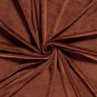 Tissu Velours d'ameublement extensible Alcéa uni Brique