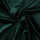 Tissu Velours d'ameublement extensible Cybèle uni Vert émeraude