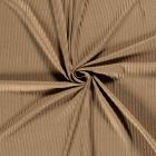 Tissu Jersey Viscose côtelé lourd Oréa uni Camel