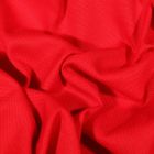 Tissu Toile Coton Canvas uni Rouge - Par 10 cm
