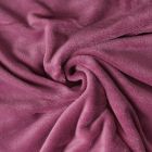 Tissu Doudou Nuvola uni Vieux rose