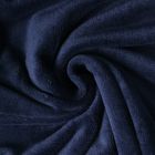 Tissu Doudou Nuvola uni Bleu marine