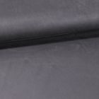 Tissu Suédine Elasthanne aspect Daim uni Gris Anthracite - Par 10 cm