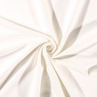 Tissu Gabardine de viscose uni Ecru - Par 10 cm