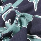 Tissu Viscose Twill Lida sur fond Bleu marine