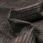 Tissu Jersey Milano Ecossais sur fond Gris souris