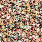 Tissu Mousseline lurex abstraits Noir