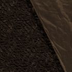 Tissu Fausse fourrure long poils relief Marron