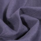 Tissu Ramie Lin uni Navy - Par 10 cm