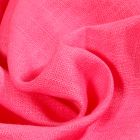 Tissu Ramie Lin uni Pastèque x10cm