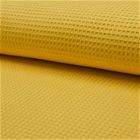 Tissu Nid d'abeille Jaune ocre x10cm