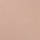Tissu Double gaze de coton uni Beige - Par 10 cm