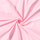 Tissu Polycoton uni Rose bébé - Par 10 cm