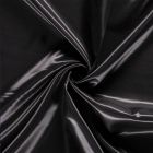 Tissu Satin uni Noir x1m