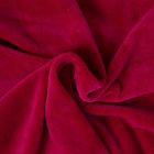 Tissu Minky Ultra doux Ras Rouge griotte