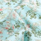 Tissu Viscose Arty Anaïs sur fond Bleu clair