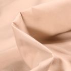 Tissu Popeline de coton mercerisé uni Elise Beige