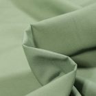 Tissu Popeline de coton mercerisé uni Elise Vert amande