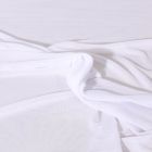 Tissu Tulle  extensible d'habillement Maëlyne uni Blanc