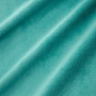 Tissu Minky Ultra doux Ras Bleu Lagon x10cm