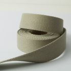 Sangle Polyester aspect Coton 30 mm Taupe