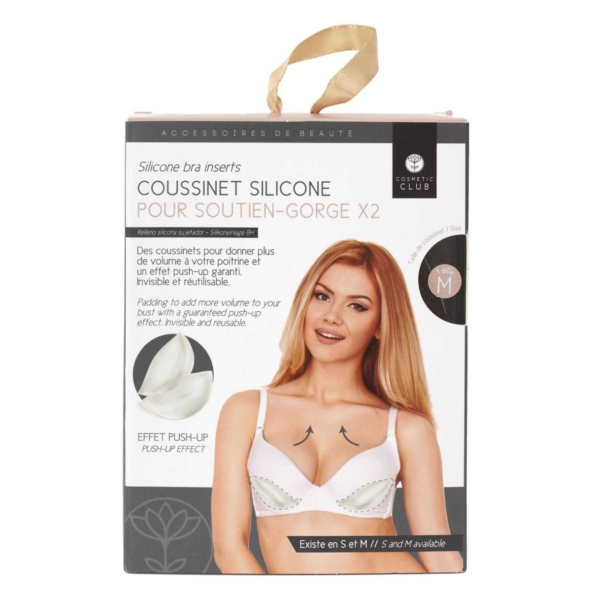Coussinets Silicone Push-Up Amovibles CUKIN – Rehausseurs Poitrine Pour Soutien-Gorge Et Maillot, Effet Naturel
