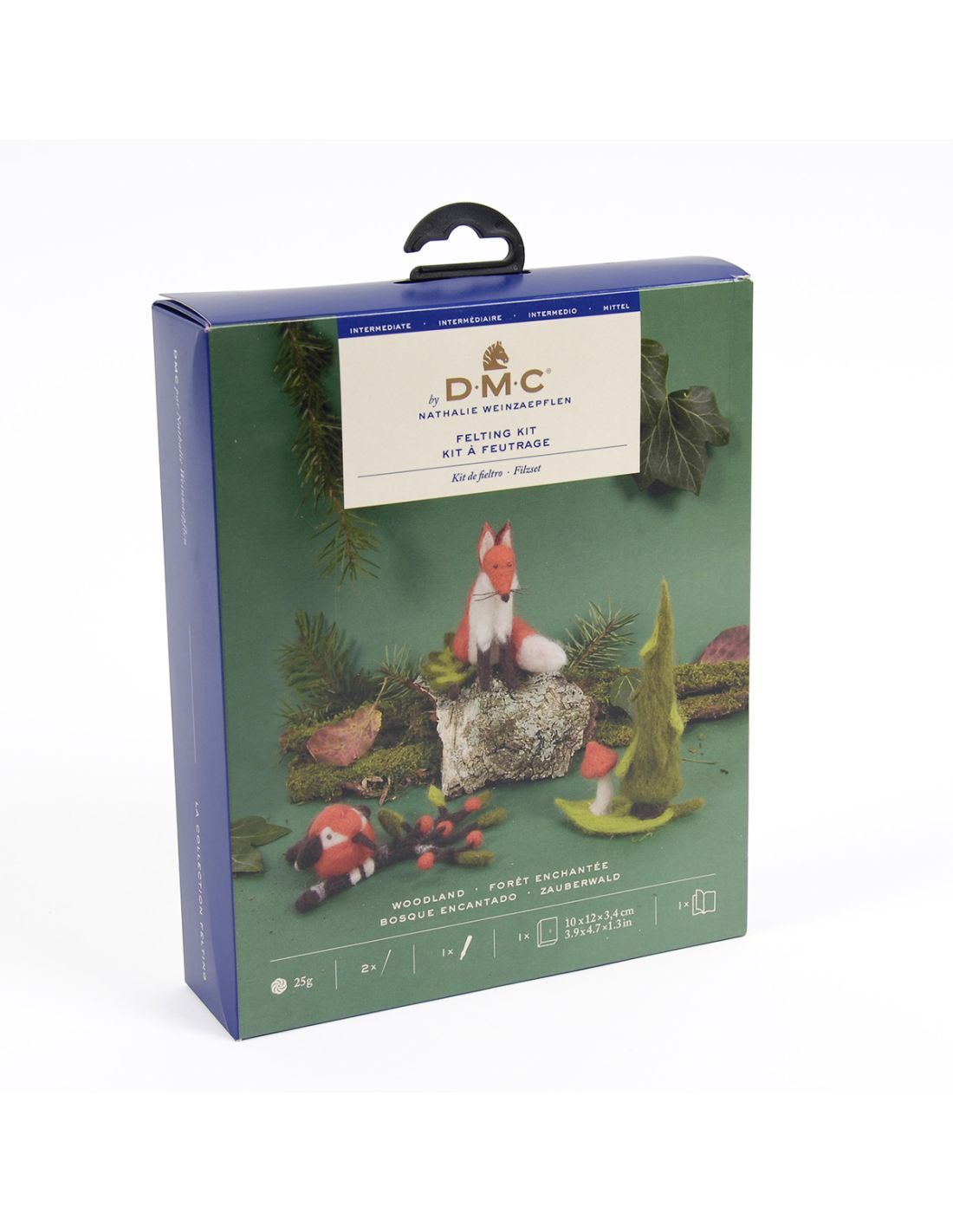 PORFOYO Kit Feutrage Aiguilleté Débutant – 24 Couleurs De Laine + Outils – Boîte De Rangement Et Instructions