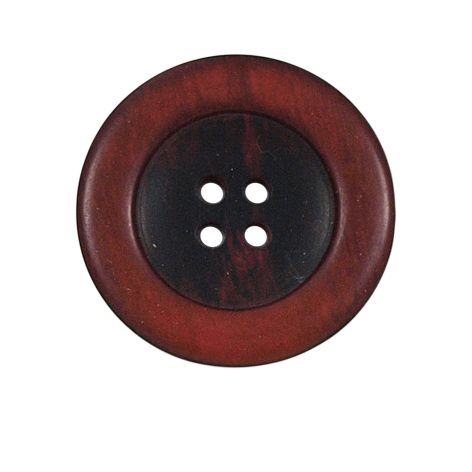 Lot De Boutons Anciens Mercerie - Brun Rouge, 3 Cm, Occasion (environ 1 à 10 Pièces)