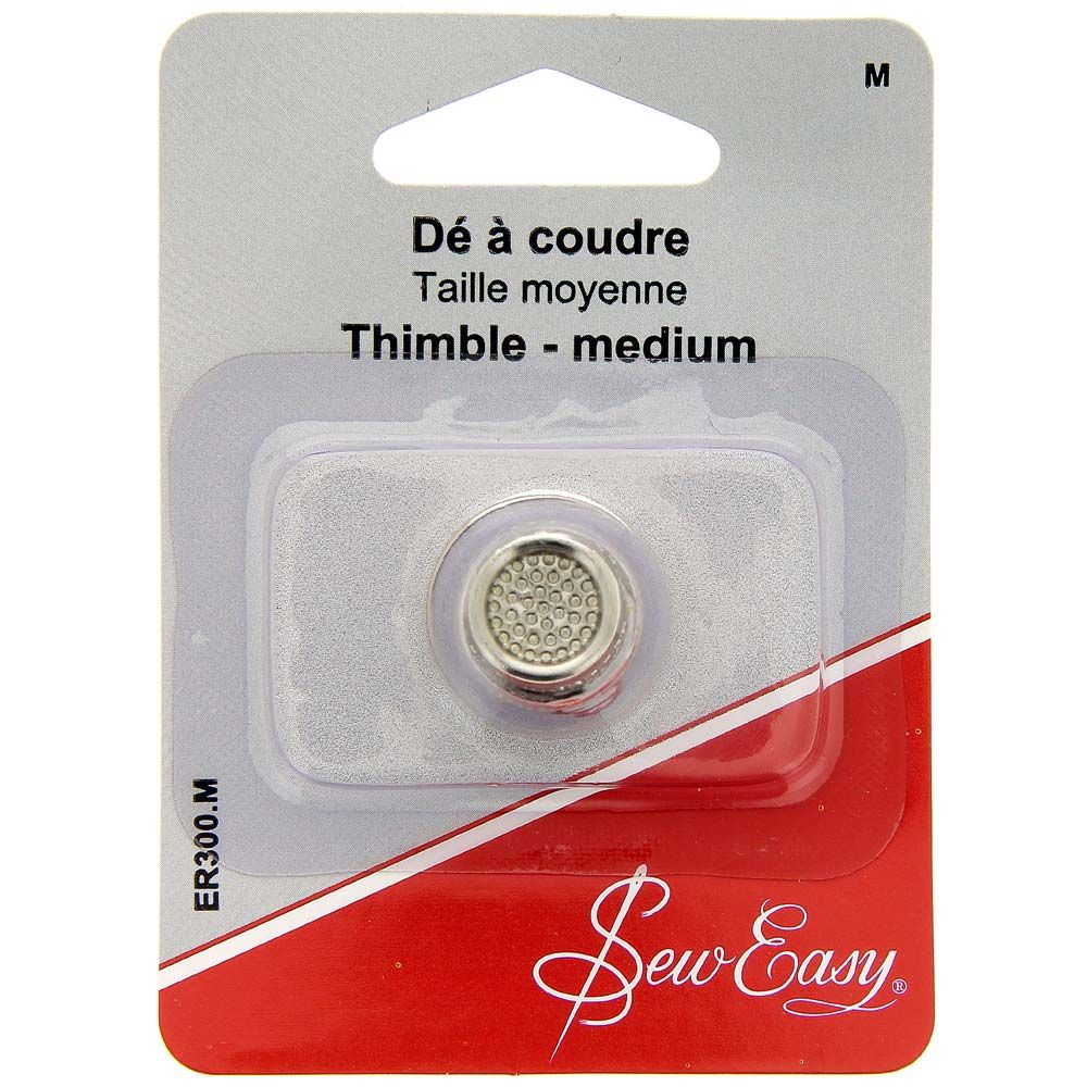 Lot De 6 Dés à Coudre En Métal - Protection Pour Doigt En Couture, Idéal Pour Aiguilles Et épingles