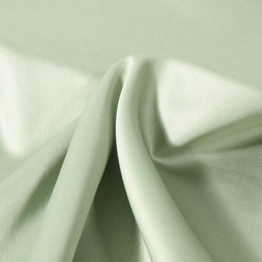 Lot De Coupon Tissu Coton - Motif Pois Vert Amande/blanc - 10 Pièces De 50x140 Cm - Neuf