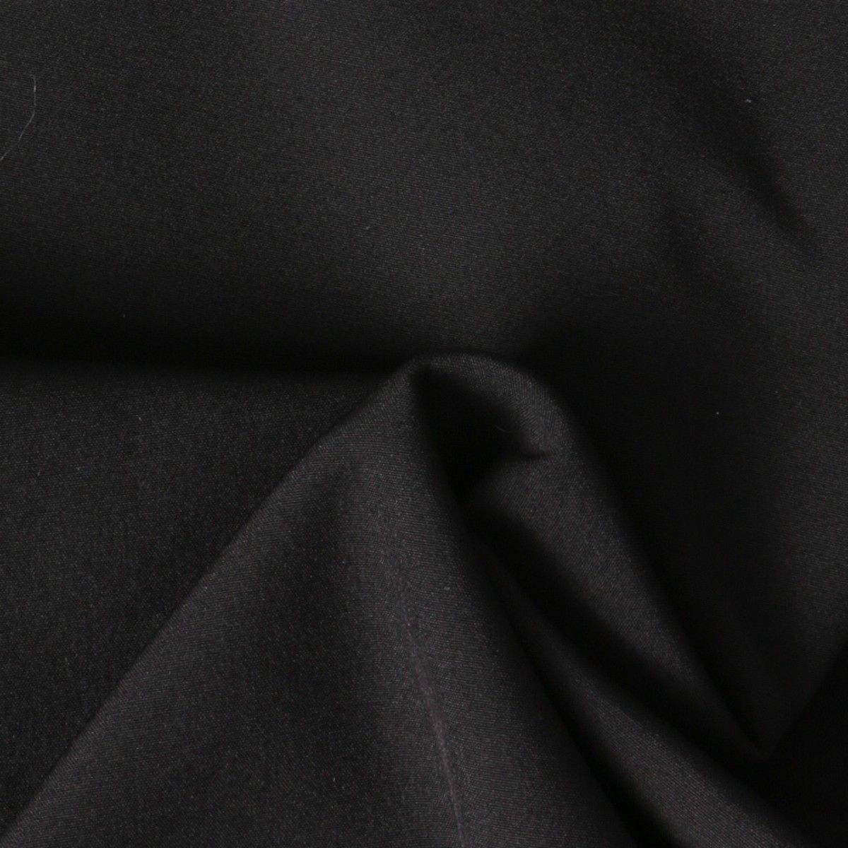 Tissu Doudou Noir - 100% Polyester Ultra Doux, 260 G/m², Laize 150 Cm, Vendu Au Mètre (50 Cm)