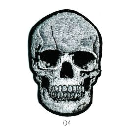 Patch Crane Oeil Rouge Ecusson Thermocollant Tete De Mort