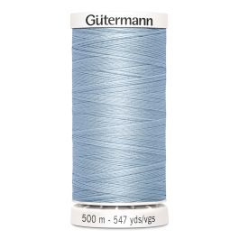 Bobine De Fil à Coudre SINGER 500m - Bleu Clair 813 - Polyester Pour Tous Tissus - Neuf