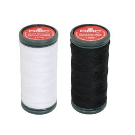 Acheter Bobine de 500m de fil à coudre Polyester Noir sur La Piqueuse