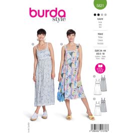Patron De Couture Vintage Burda N°2 1814 - Pour Robes, Occasion, Origine Allemagne