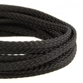 Cordon Plat En Cuir Tressé 5mm X 5m – Teinte Café, Pour Création De Bijoux Et Artisanat