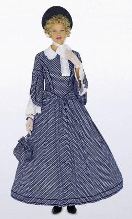 Patron Burda 2768 Robe année 1848