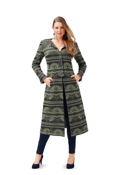 Patron Burda 6715 Manteau