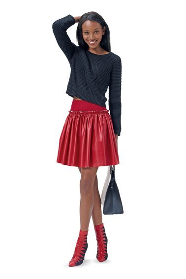 Patron Burda 6724 Jupe