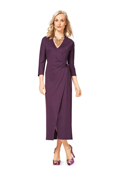 Patron Burda 6730 Robe croisée